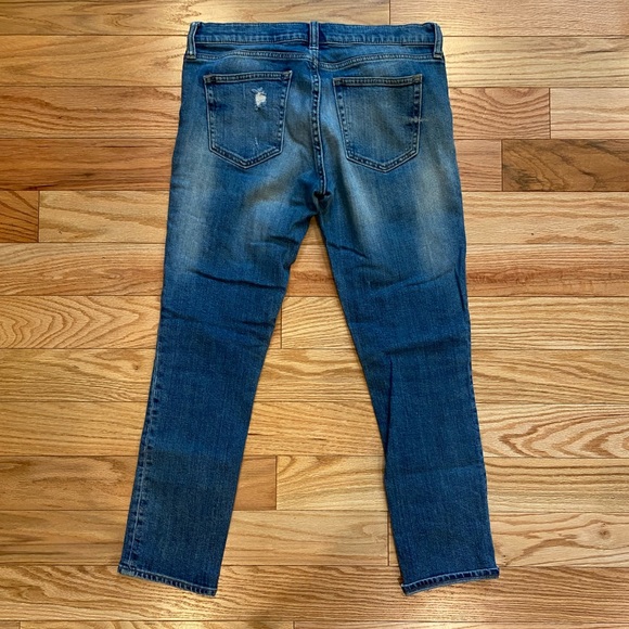 GAP “Girlfriend” Mid-Rise Distressed Jeans - 26 - Picture 2 of 6
